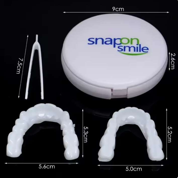 Tu sonrisa perfecta en segundos – Carillas Snapon Smile 🦷