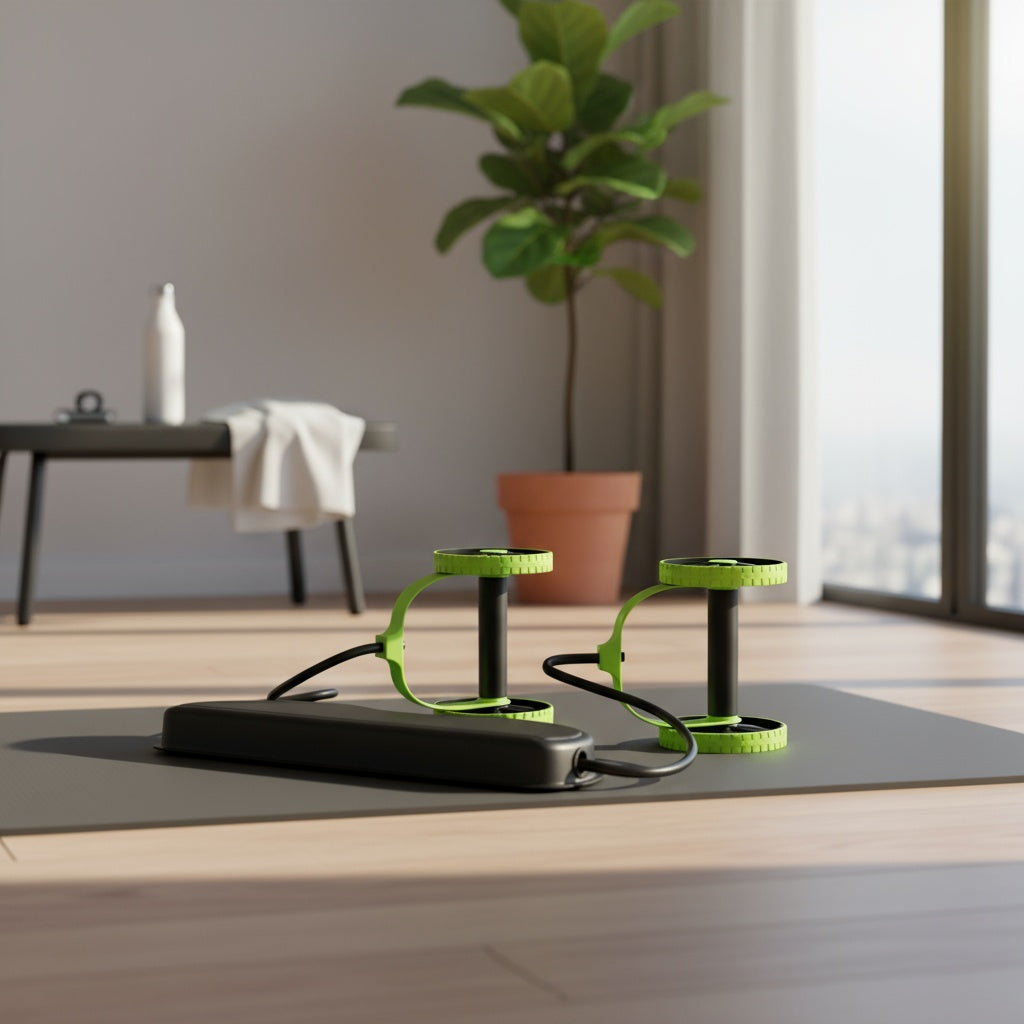 RUEDA ABDOMINAL 4 EN 1 - TONIFICA TU CUERPO DESDE CASA